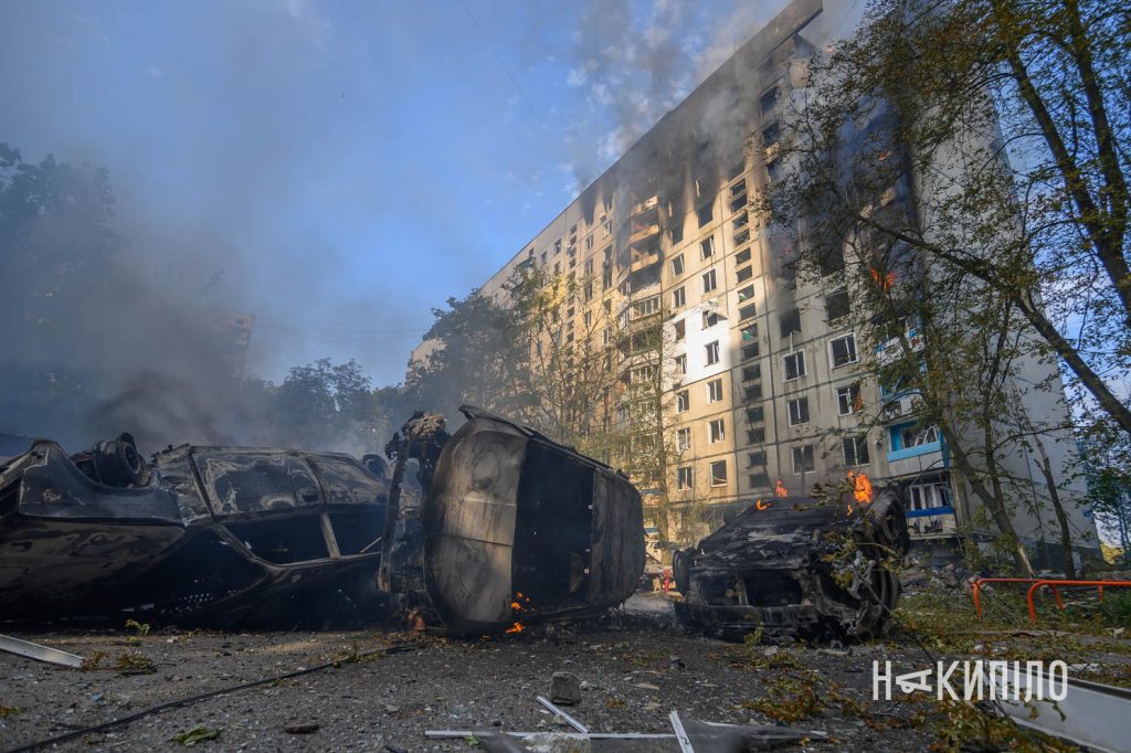 Наслідки обстрілу Харкова, вулиця Біблика 2д