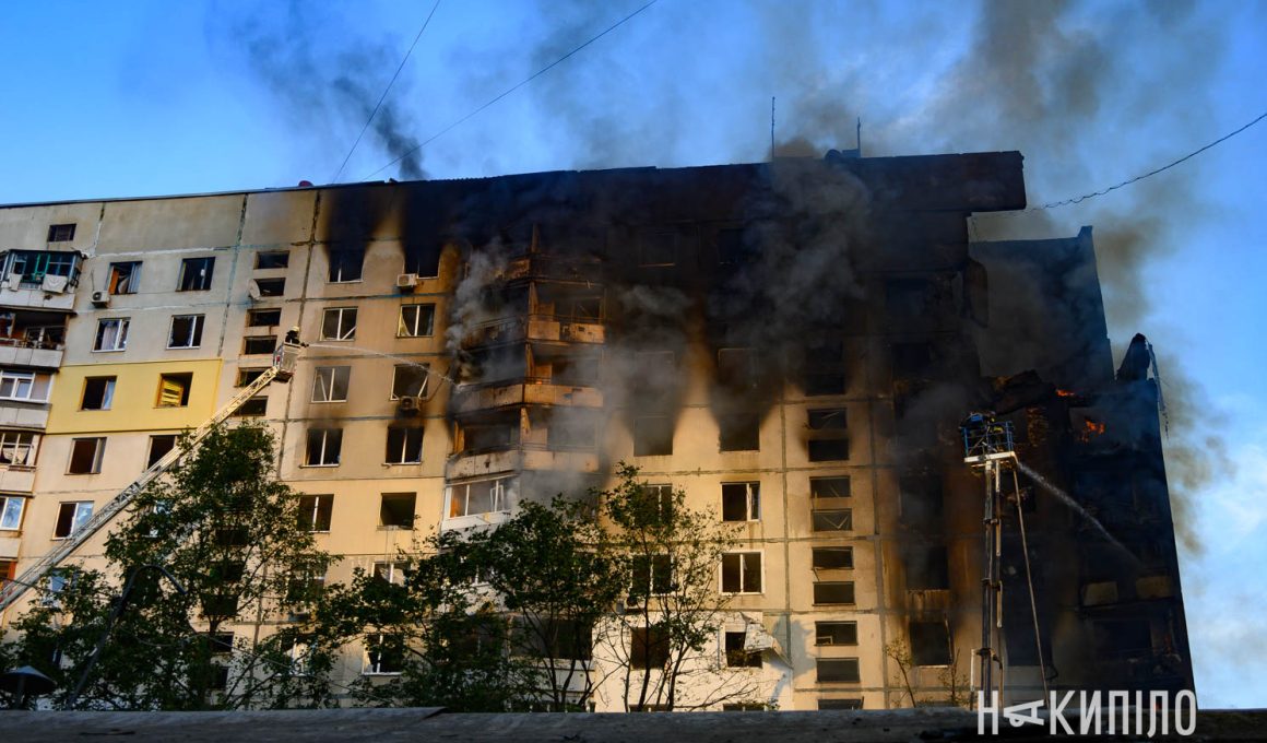 Наслідки обстрілу Харкова, вулиця Біблика 2д