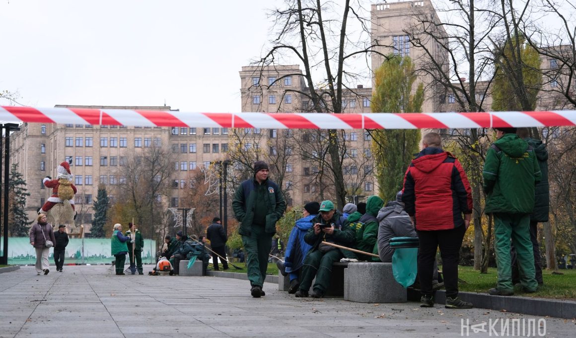 майдан Свободи, обстріл центру Харкова вночі 8 листопада