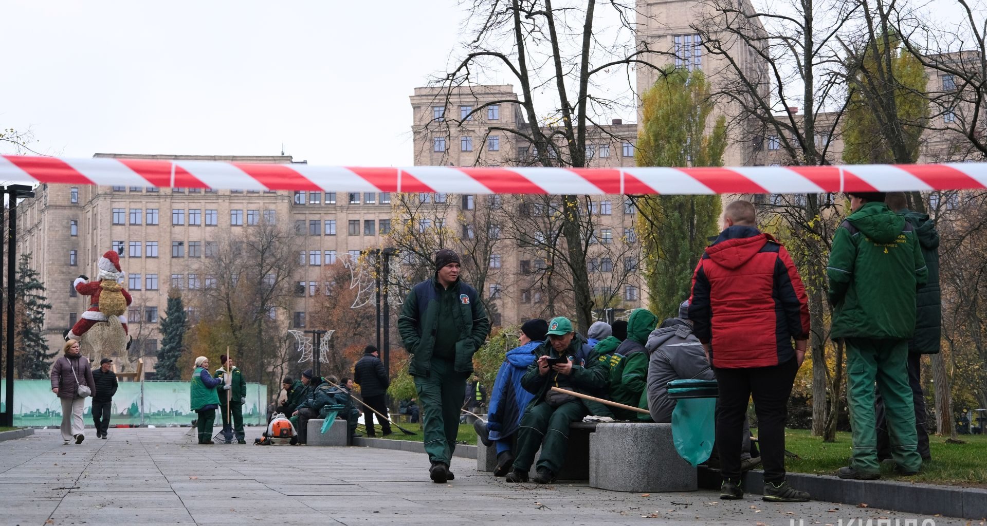 майдан Свободи, обстріл центру Харкова вночі 8 листопада