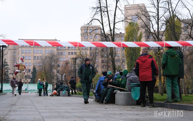 майдан Свободи, обстріл центру Харкова вночі 8 листопада