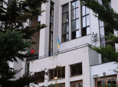 Держпром, обстріл центру Харкова вночі 8 листопада