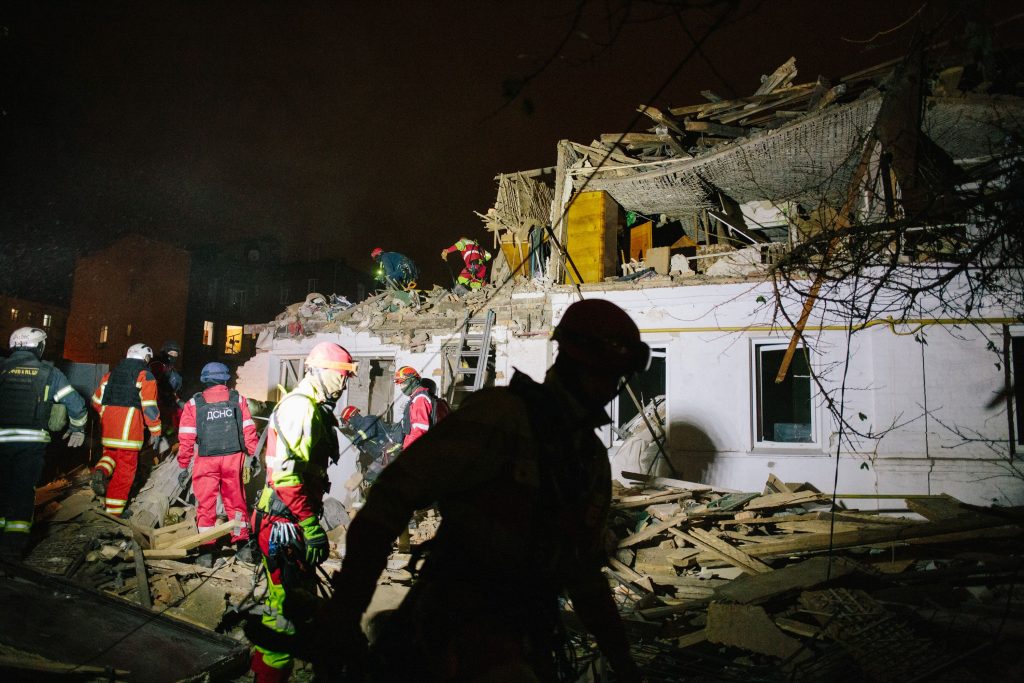 Наслідки влучання по Основ'яноському району Харкова 1 листопада. Фото: Павло Пахоменко