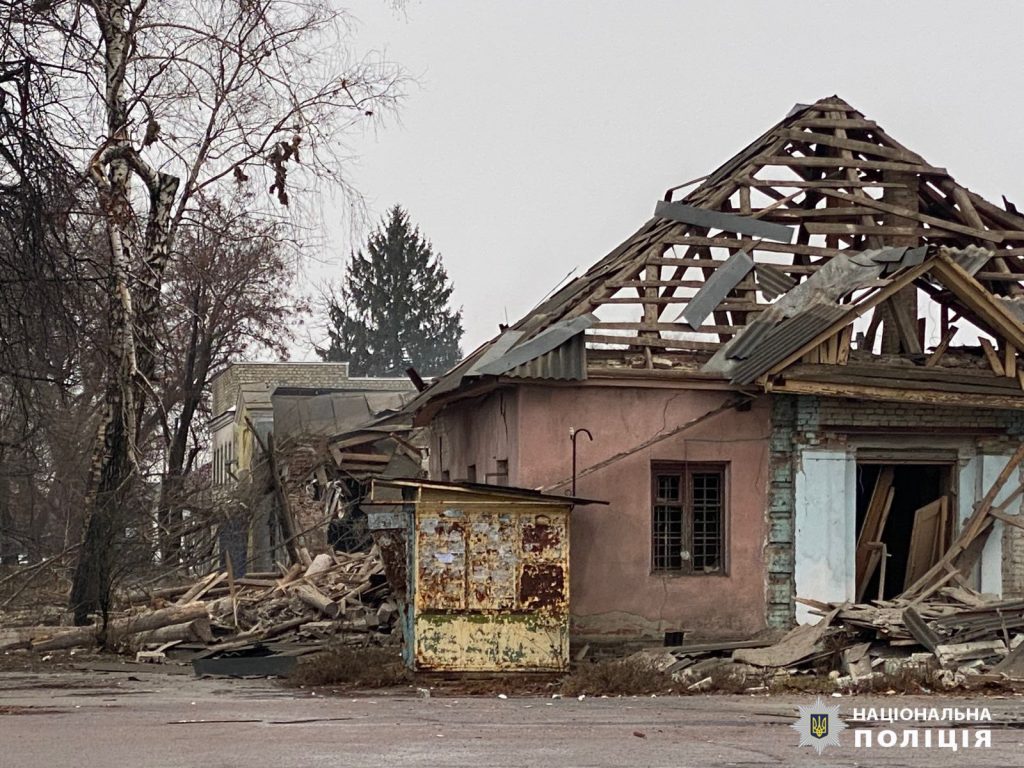 Златопіль (Первомайський), обстріл 10 грудня