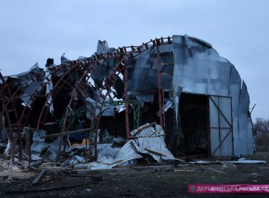 Обстріл селища Слатине на Харківщині 26 грудня