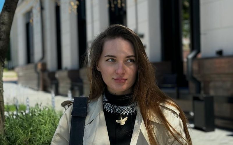 Координаторка акцій ГО «Вшануй» у Харкові Дарина Васильчук