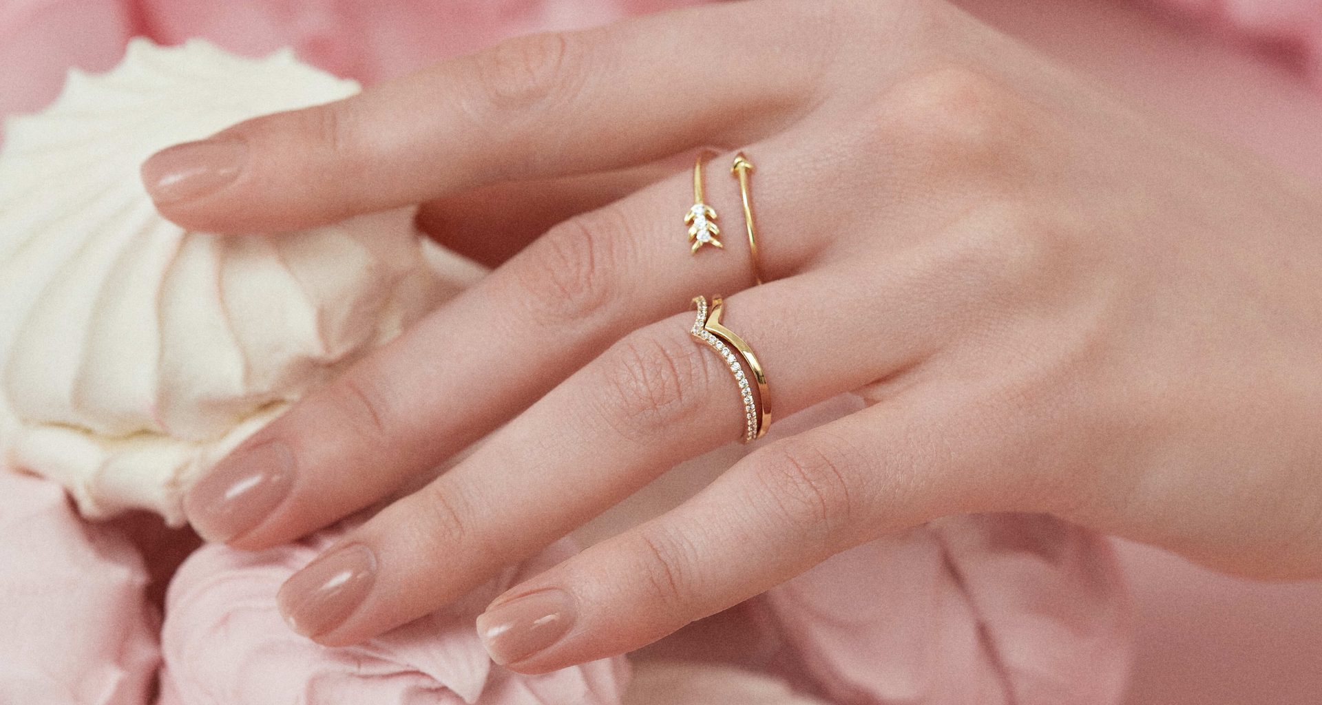 Золоті каблучки minimal