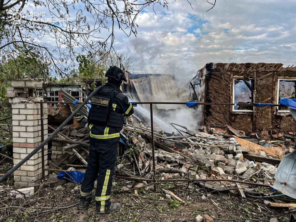 росіяни обстріляли Куп'янськ в ніч на 4 травня