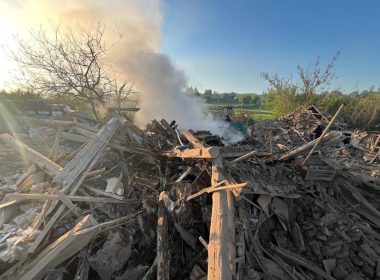 Село Вільхуватка на Куп'янщині після атаки 23.05.25
