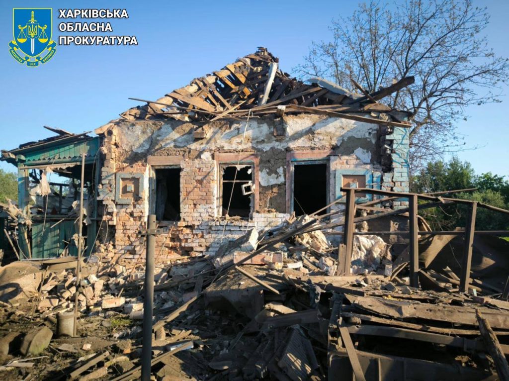 Село Вільхуватка на Куп'янщині після атаки 23.05.25