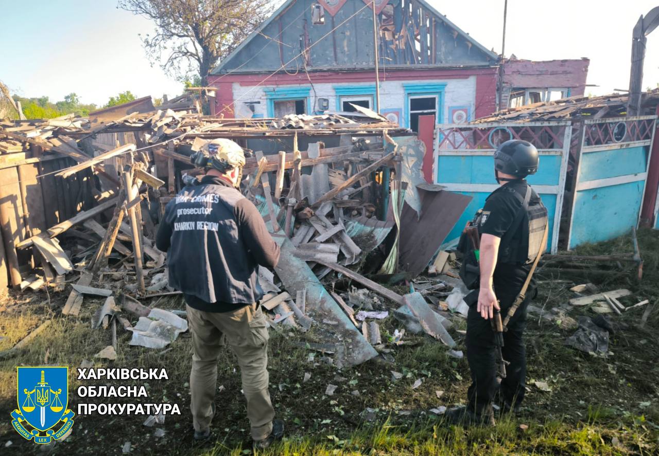 Село Вільхуватка на Куп'янщині після атаки 23.05.25