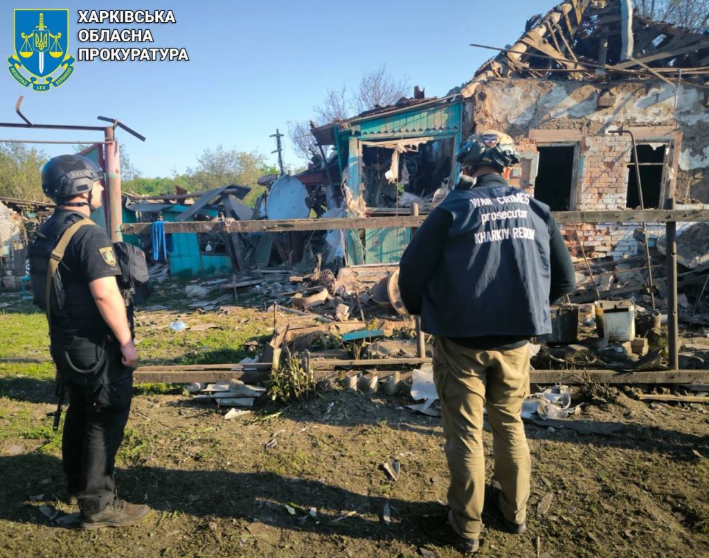 Село Вільхуватка на Куп'янщині після атаки 23.05.25