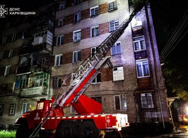 Пожежа в Індустріальному районі Харкова