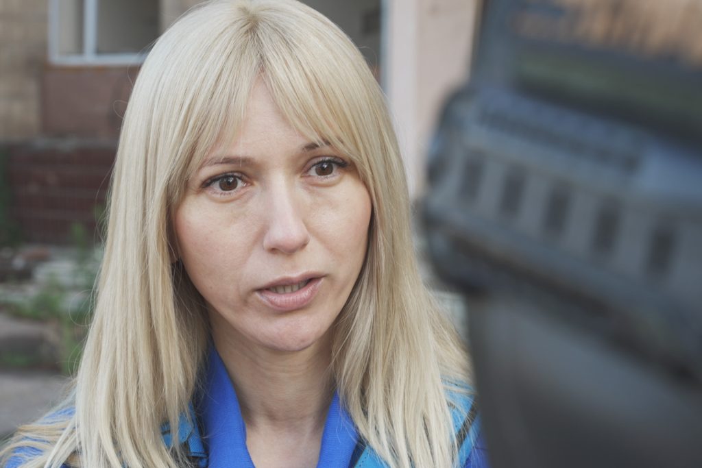 Ірина Панченко, координаторка проєкту соціальних перевезень гуманітарної місії «Проліска»