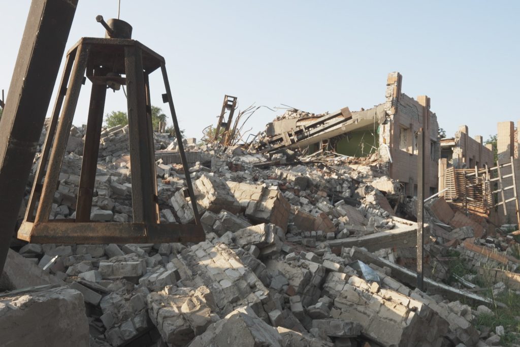 Борова, Харківська область, зруйновані будинки