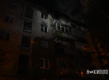 влучання БПЛА, шахед, Слобідський район, обстріл 11 червня. Фото: Ігор Лептуга