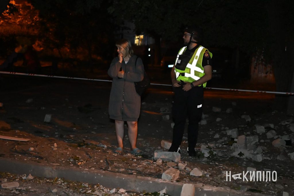 влучання БПЛА, шахед, Слобідський район, обстріл 11 червня. Фото: Ігор Лептуга