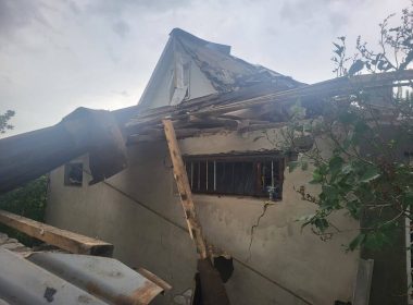 Наслідки обстрілу Куп'янська Харківської області. Фото: ХОВА