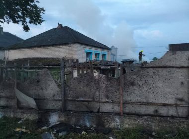 В Ізюмі БПЛА поцілив поблизу приватного будинку