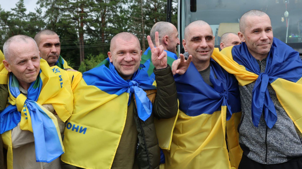 Звільнені з полону українські воїни, 19 червня 2025 року