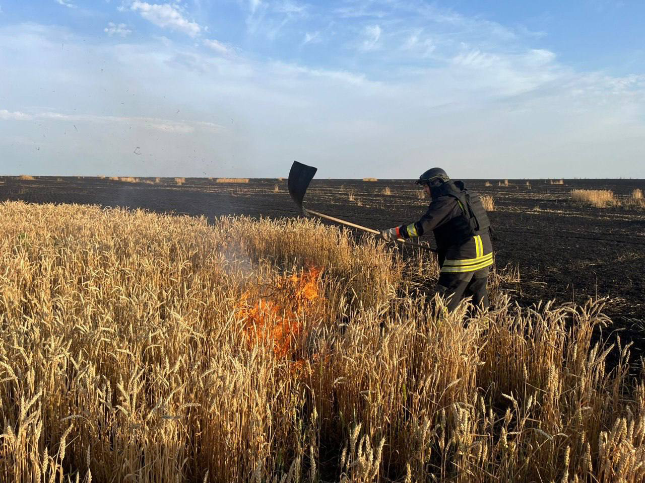 Наслідки обстрілу на Харківщині
