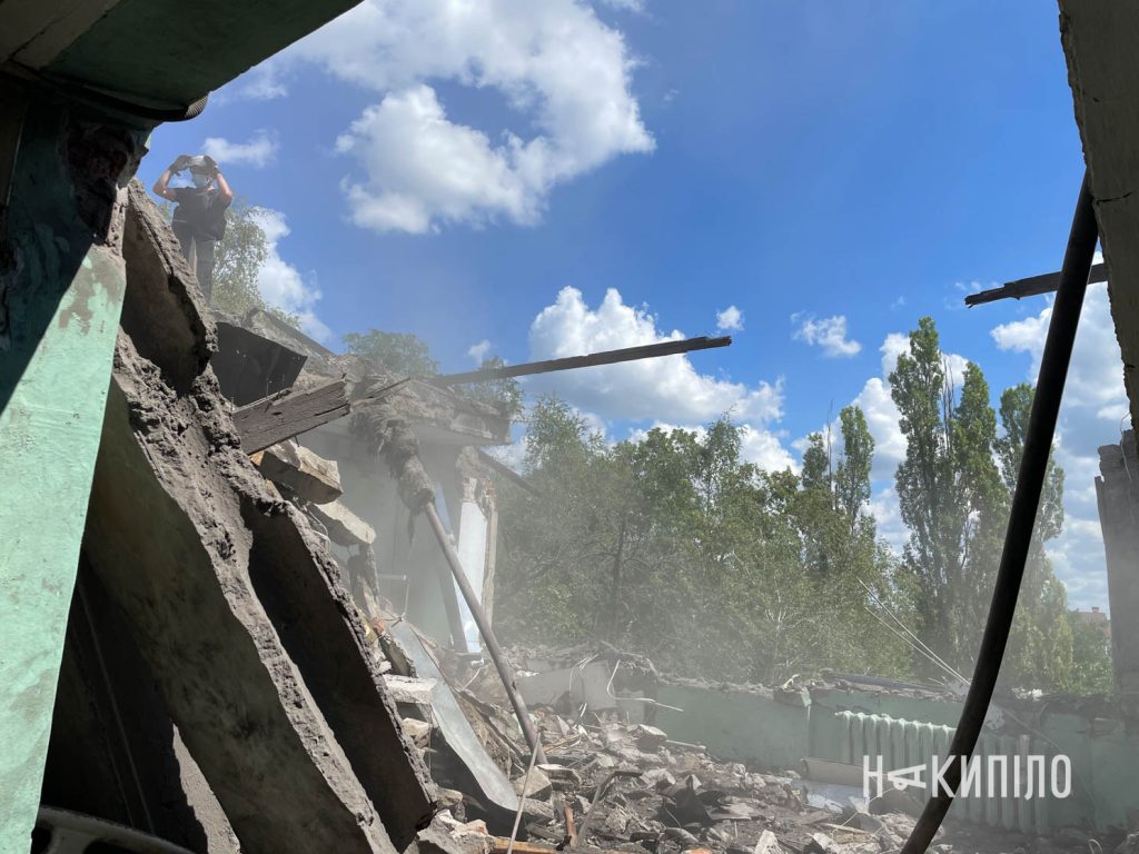 Наслідки влучання умпб-5, каб, у Харкові, 25 липня 2025 року, Фото: Павло Пахоменко