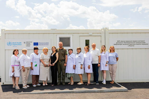 Модульна амбулаторія в Рокитному, фото ХОВА