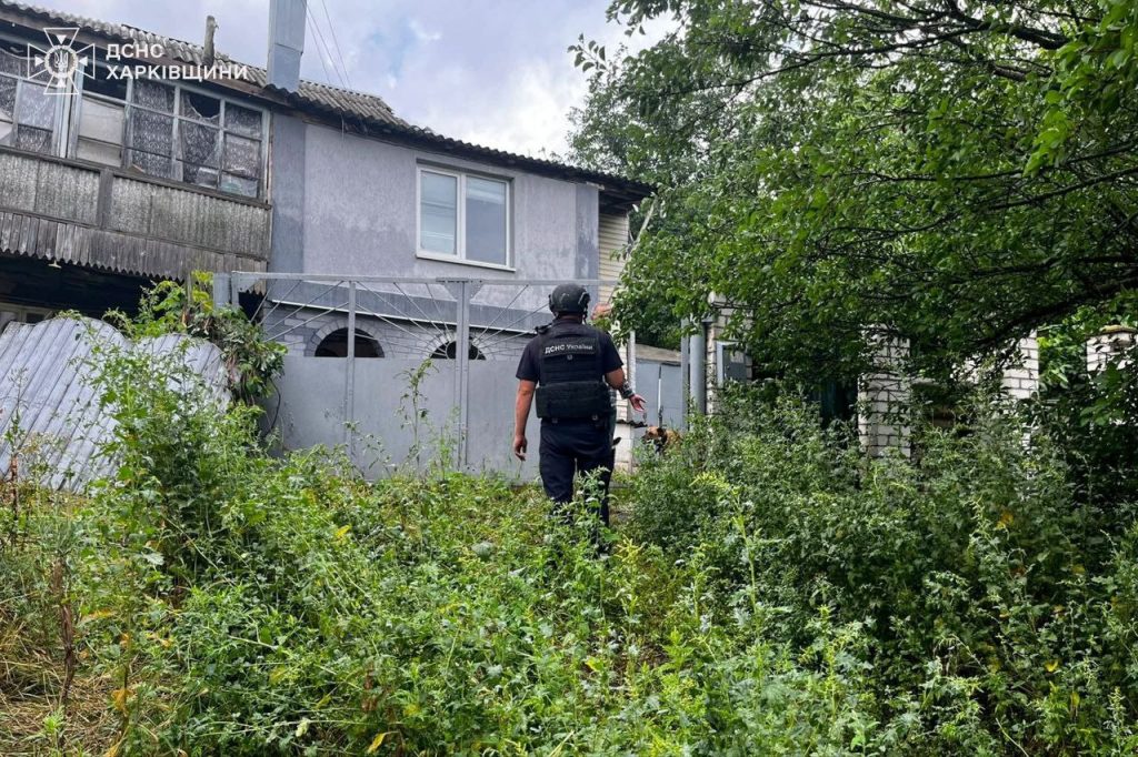 ДСНС евакуювали з Куп’янська чоловіка, що не хотів виїжджати без собак Фото: ДСНС