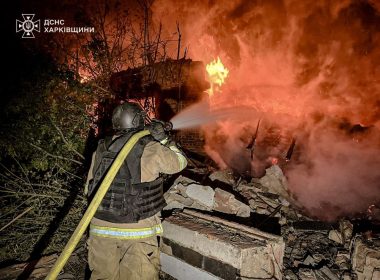 Обстріл Куп'янщини, фото ДСНС