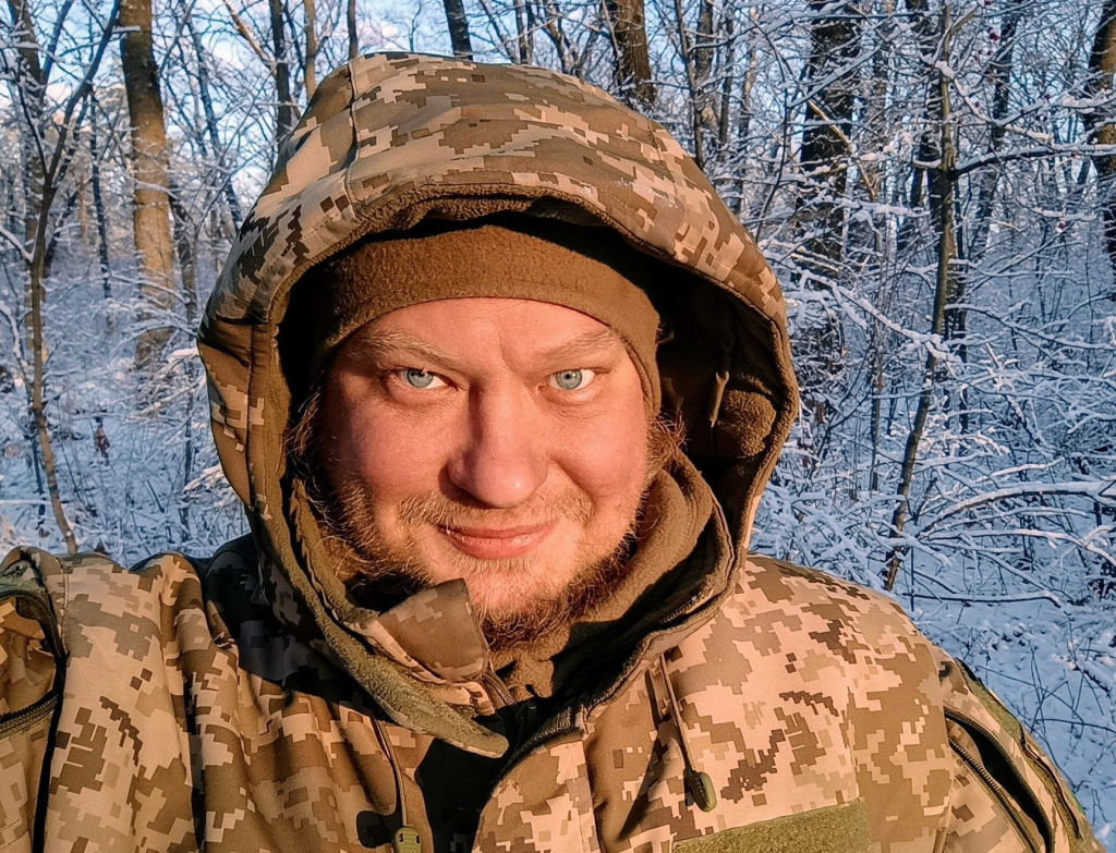 Кирило Лукаш на курсах базової загальновійськової підготовки. Фото: інстаграм-сторінка Кирила Лукаша.

