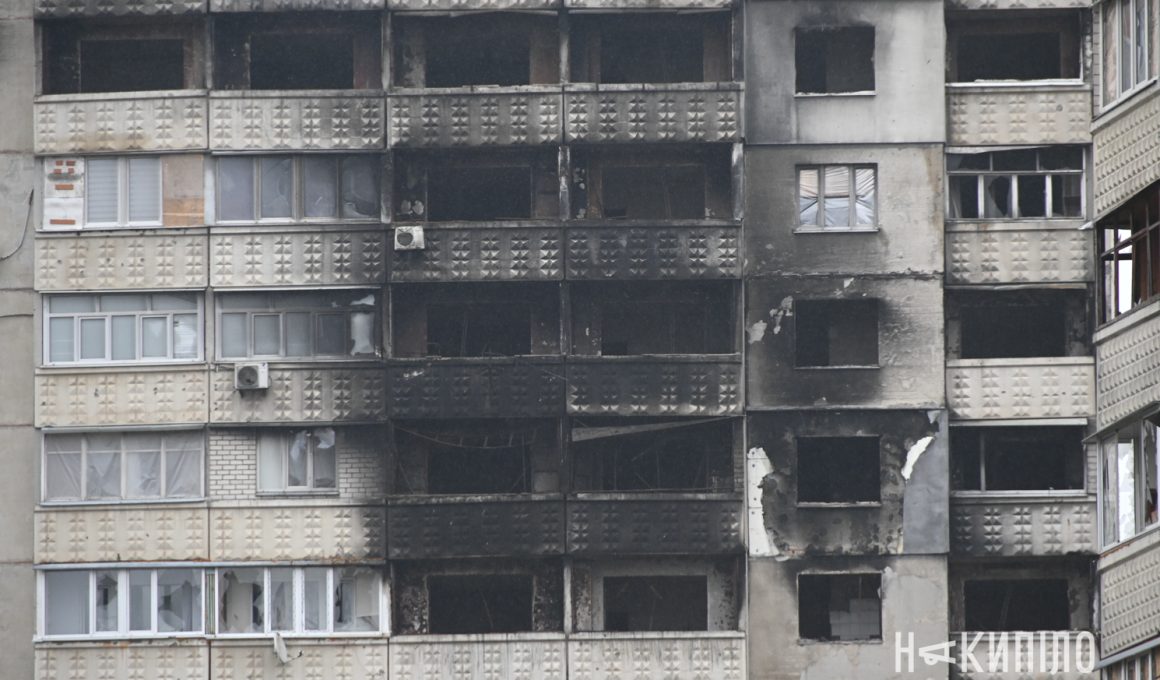 мікрорайон північна 3 Салтівка ужвій руйнація обстріл будівля дім Харків Лептуга