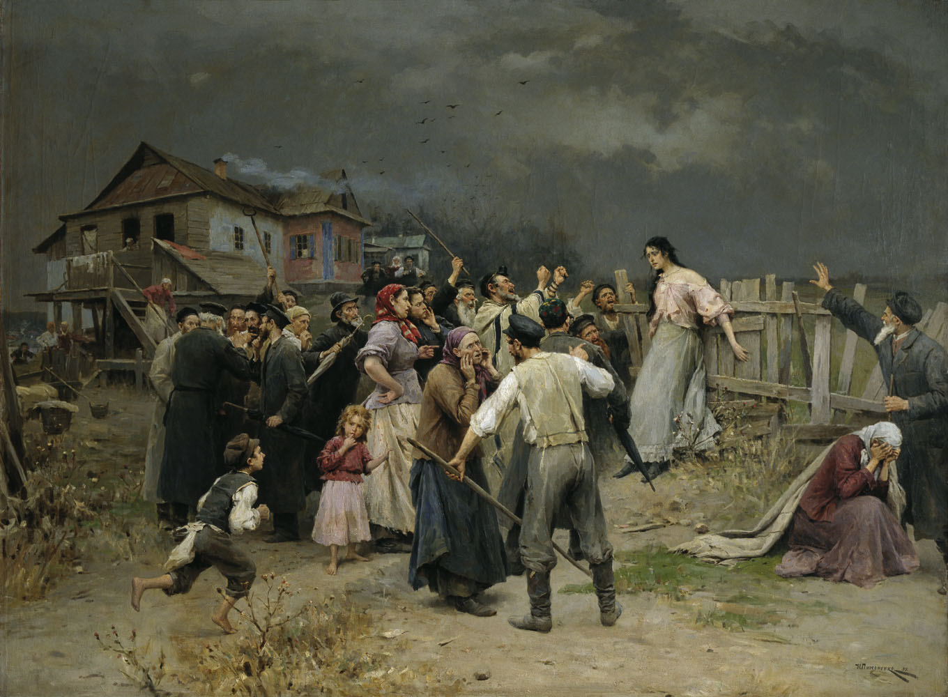 «Жертва фанатизму» Микола Пимоненко.