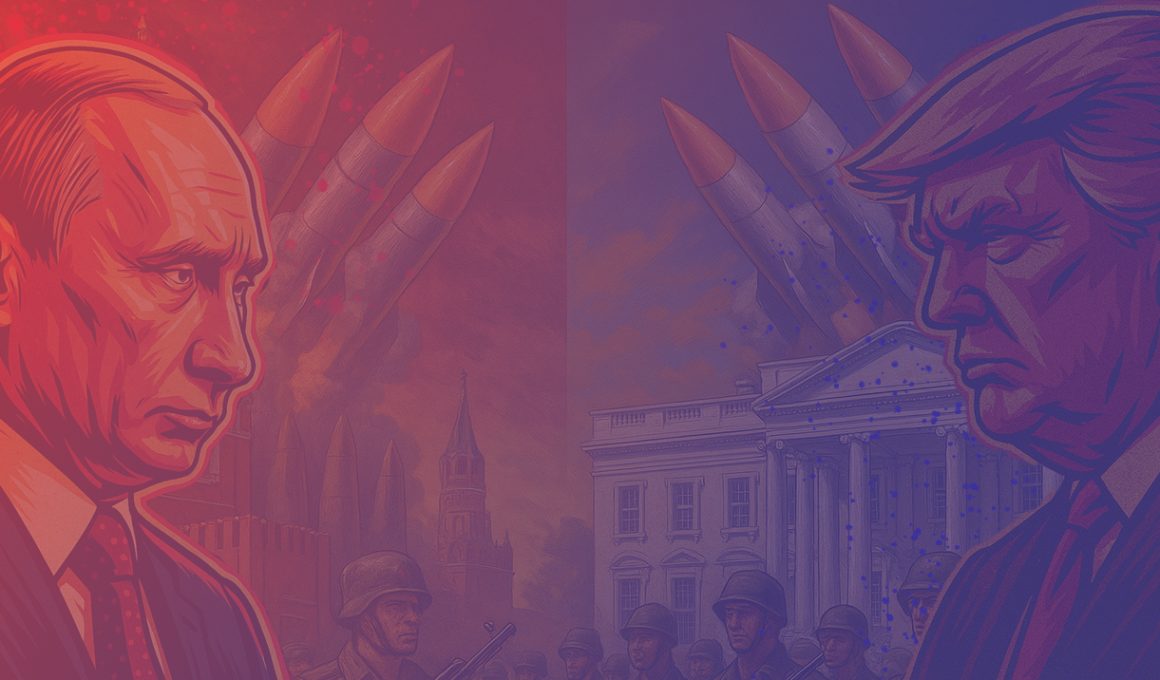 «Ми не готові. І часу на підготовку майже не залишилося»: генерал НАТО про зміни в природі війни та ядерне стримування 1 Ілюстративне зображення Трампа і Путіна