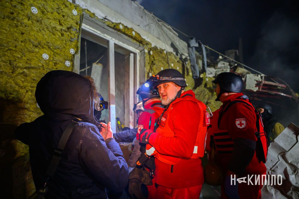 Наслідки прильоту шахеда у Харкові 23 листопада 2025 року, фото:Лептуга Ігор