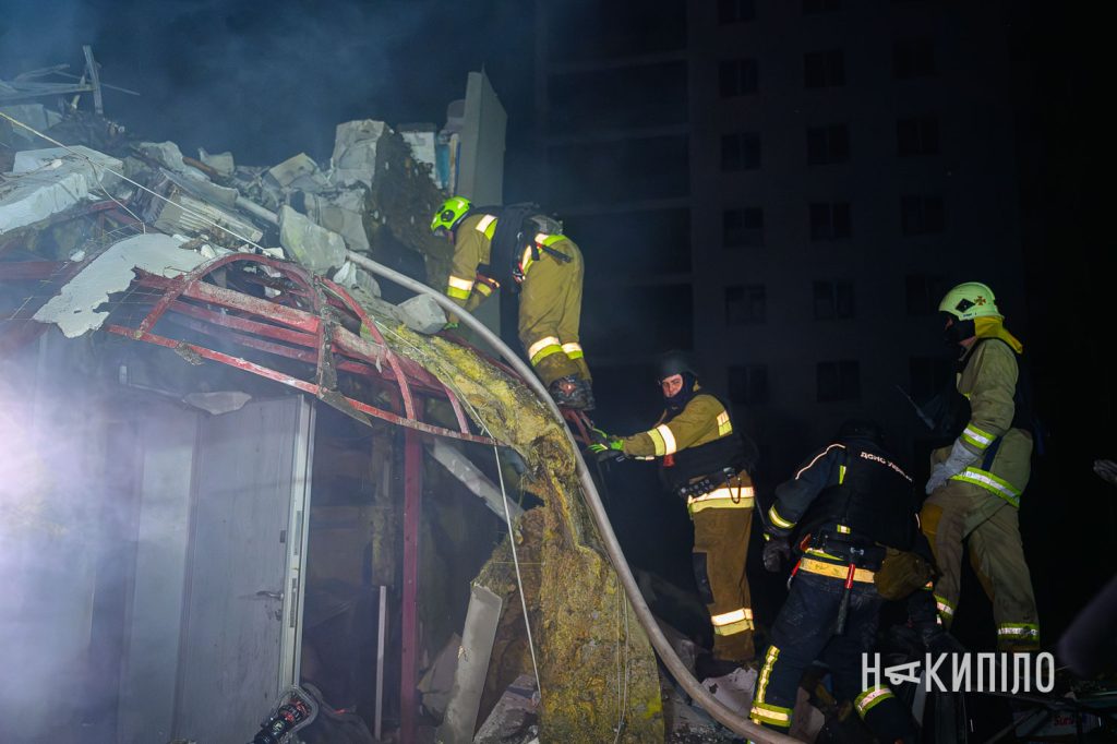 Наслідки прильоту шахеда у Харкові 23 листопада 2025 року, фото:Лептуга Ігор