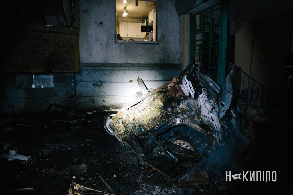 Наслідки прильоту 19 листопада 2025 року у Харкові, проспект аерокосмічний 167, фото: Павло Пахоменко