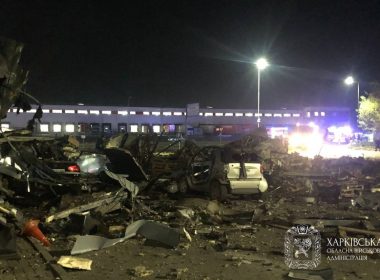 Удар по АЗС в Коротичі Фото: ХОВА