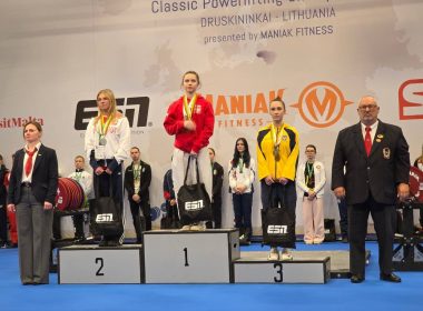 Харків'янка Катерина Яковенко стала бронзовою призеркою чемпіонату Європи з класичного пауерліфтингу.