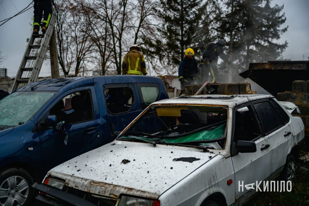 Наслідки вибуху в гаражному кооперативі у Харкові, Олексіївка, 3 грудня 2025 року, фото:Лептуга Ігор