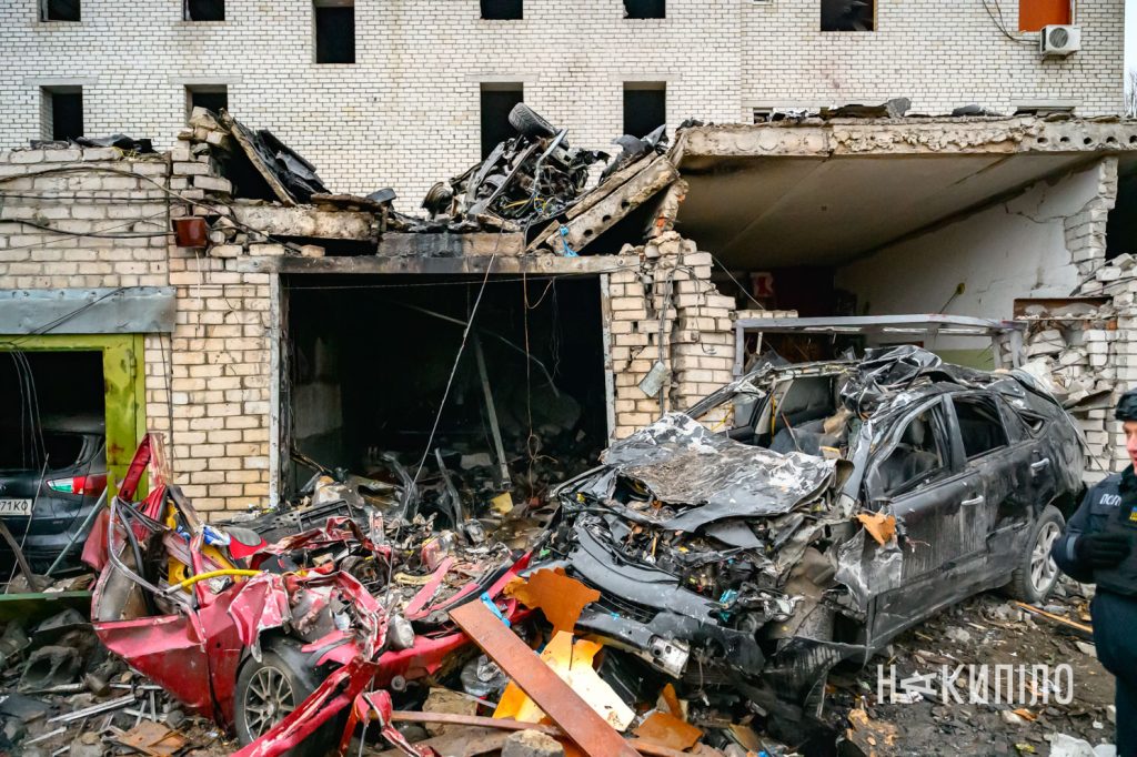 Наслідки вибуху в гаражному кооперативі у Харкові, Олексіївка, 3 грудня 2025 року, фото:Лептуга Ігор