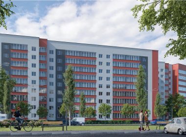 Приклад проєкту відбудови житла на вулиці Леся Сердюка у Харкові