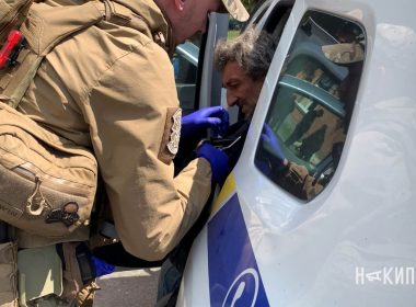 евакуація, похила жінка, харківщина