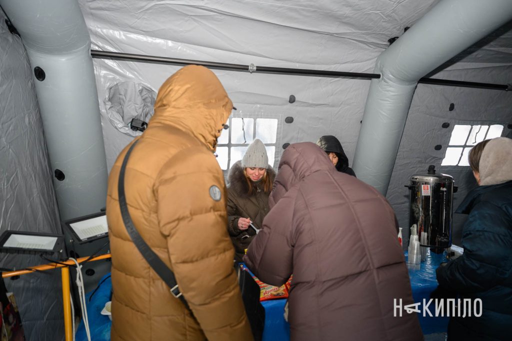 270 тисяч людей у Харкові досі без опалення 1 Пункт незламності, Харків, 3 лютого 2026 року, відключення опалення та світла, фото: Лептуга Ігор