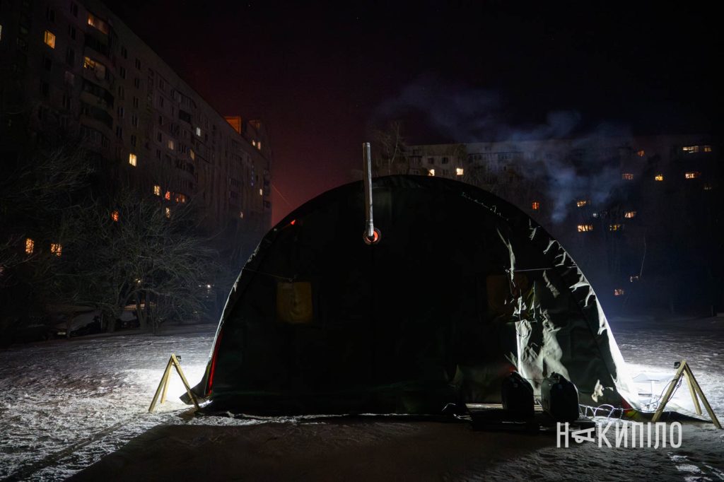 Ветерани відкрили пункти обігріву у Харкові 3 Пункт незламності Кракен у Харкові 5 лютого 2026 року. Фото:Лептуга Ігор