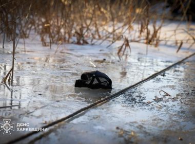 Діти провалились під кригу.