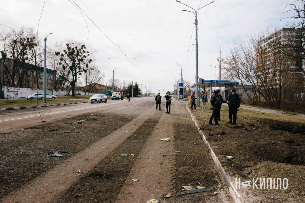 росіяни вдарили по Харкову «шахедами». Фоторепортаж Наслідки прильоту шахеда 16 березня 2026 року, фото: Пахоменко Павло