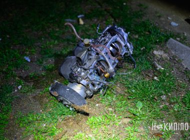 Наслідки влучання шахеда у Харкові 4 квітня 2026 року, фото:Лептуга Ігор