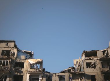 Зруйнований будинок в Добропіллі