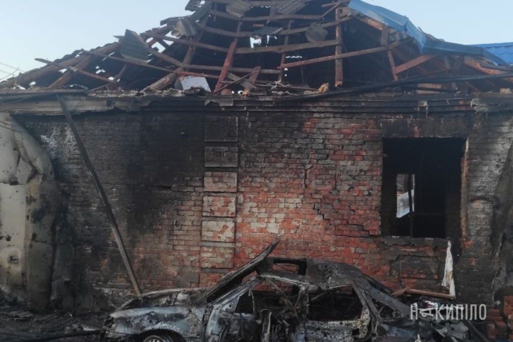 Атака на Богодухівщину: 110 дронів за чотири доби зруйнований будинок, Богодухів