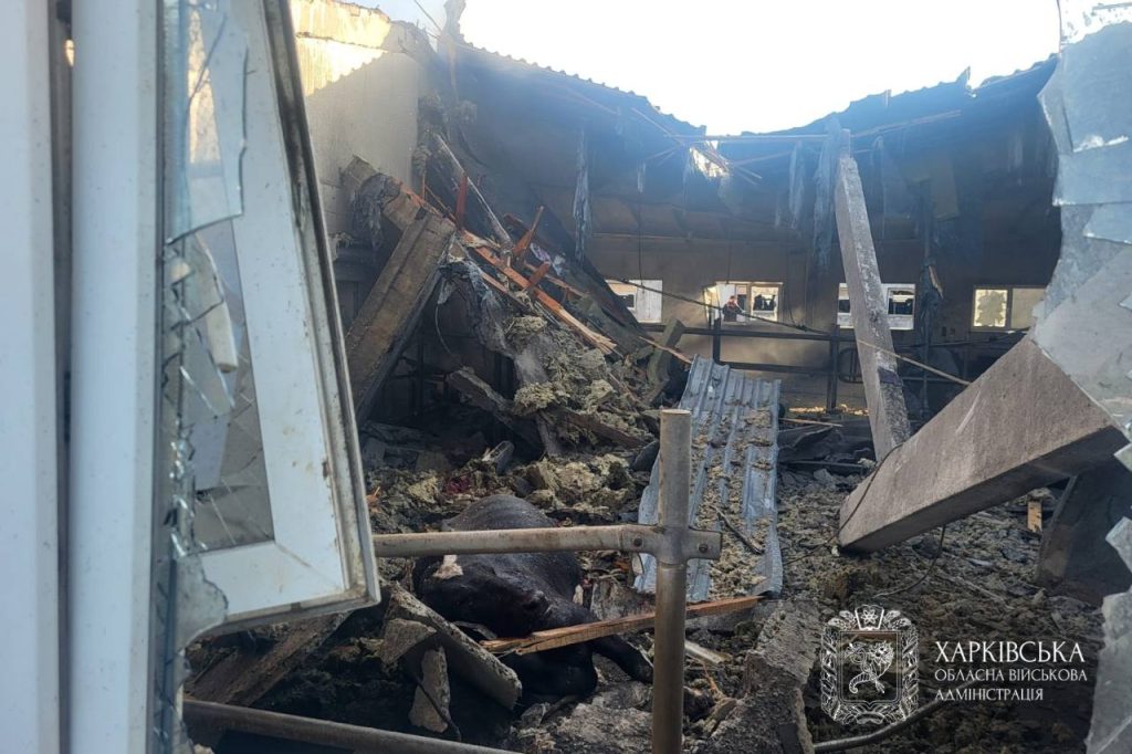 На Харківщині пʼять людей постраждали через дронову атаку Пошкодження внаслідок удару